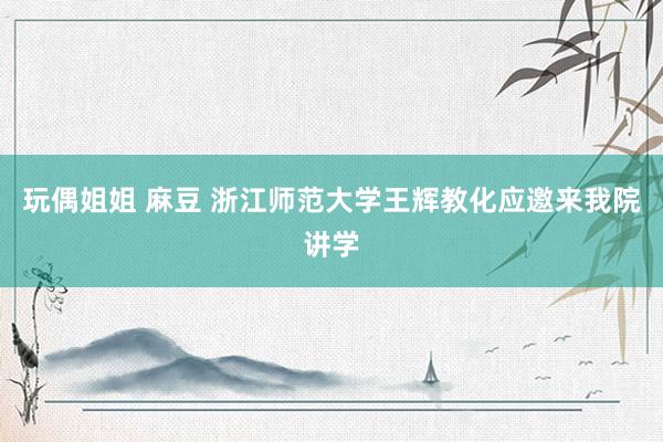 玩偶姐姐 麻豆 浙江师范大学王辉教化应邀来我院讲学